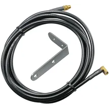 Indexa Antennenverlängerungskabel SMA-Stecker/SMA-Buchse 3 m Schwarz