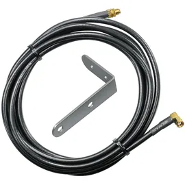 Indexa Antennenverlängerungskabel SMA-Stecker/SMA-Buchse 3 m Schwarz