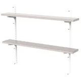 VCM Duramax Regalfächer für Garätehaus 2er, 91,5 x 30,5 x 2 cm