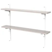 VCM Duramax Regalfächer für Garätehaus 2er, 91,5 x 30,5 x 2 cm