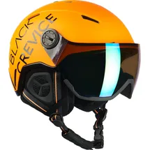 Black Crevice Skihelm Vail mit Visier, neon orange, M (55-58 cm)...