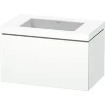 Duravit Waschtischunterschrank c-bonded L-Cube 80x48cm, o HL, we. matt, 1 Ausz., wandhängend