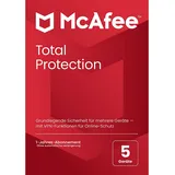 McAfee Total Protection 2024, 5 Geräte - 1 Jahr, Download