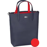 Lacoste Anna Reversible Canvas Tote Bag marine rouge