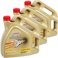 3x 4 Liter Castrol Edge Professional 5w-30 Öl Passend Für Vw 504.00 507.00 Ll3: Castrol Edge Professional 15b19d