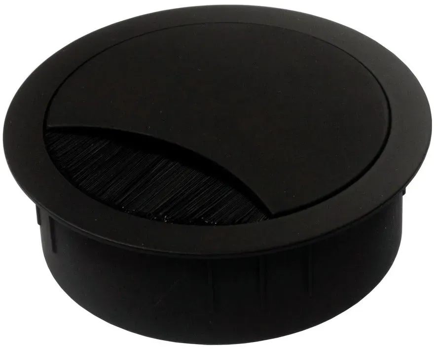 Kabeldurchlass Exit -  schwarz / 80 x 21 / 88