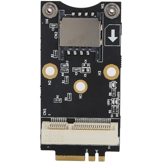 M.2 auf PCI-E Adapter M.2 Key A / E 2230 3G/4G/WiFi Modul - PCI-E Micro Card mit SIM 6pin / 8pin Kartensteckplatz M.2 auf PCI Erweiterungskarte für Win10/8/7 /2000/Linux/OS X