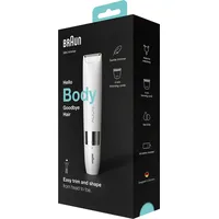 Braun Mini Body- Bikini-Trimmer BS1000 weiß