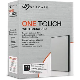Seagate One Touch 2 TB Externe Festplatte 2.5" (Schwarz, Silber