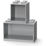 Room Copenhagen Regal 8+4 2 tlg. 41 x 17 x 10 cm Grau