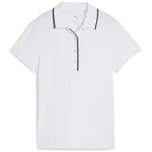 Puma Polo Cloudspun Bridges, kurzarm, weiss