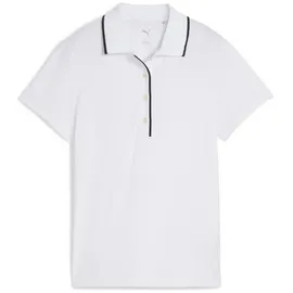 Puma Polo Cloudspun Bridges, kurzarm, weiss