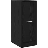vidaXL Apothekerschrank Schwarz 30 x 41 x 77,5 cm