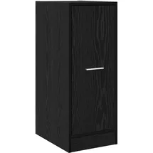 vidaXL Apothekerschrank Schwarz 30 x 41 x 77,5 cm