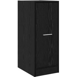 vidaXL Apothekerschrank Schwarz 30 x 41 x 77,5 cm