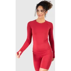 Damen Longsleeve Lorie Rot XL