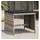 vidaXL Gartenhocker mit Kissen 40 x 40 x 35 cm hellgrau 4 St.