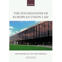 Oxford University Press The Foundations of European Union Law
