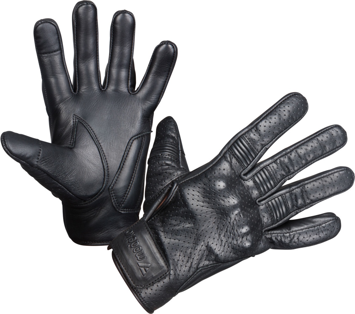 Modeka Hot Two De Handschoenen van de motorfiets, zwart, 4XL