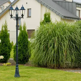 Garden Pleasure Außenleuchte Aluminium 220,0 cm inkl. Bewegungsmelder grün
