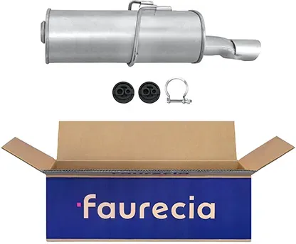 HELLA Endschalldämpfer 8ld366032621 hinten für Citroën/Peugeot