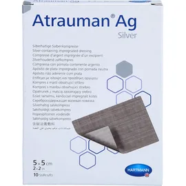 + Prisoma GmbH Atrauman Ag 5 x 5 cm steril Kompressen