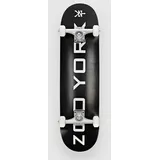 ZOO YORK OG 95 Logo Block 8" Skateboard black Gr. Uni