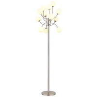 GLOBO Stehlampe Wohnzimmerlampe Stehleuchte LED Beistelllampe 12 BigLight