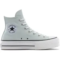 Converse "CHUCK TAYLOR ALL STAR LIFT PLATFORM", Gr. 39,5, you dew you, weiß, schwarz, Textil, sportlich, Schuhe