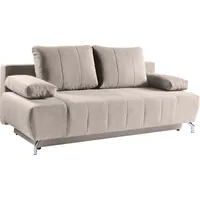 WERK2 Schlafsofa »Troya«, 2-Sitzer Sofa und Schlafcouch mit Federkern & Bettkasten