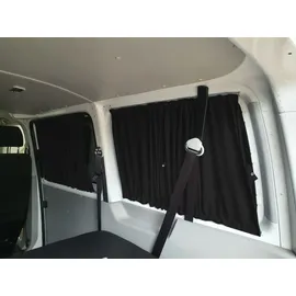BREMER SITZBEZÜGE Gardinen für Crafter Mercedes Sprinter W906 L2 726 Schwarz