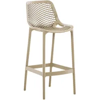 Deluke Barhocker, Schlamm, Kunststoff, 45x105x53 cm, Esszimmer, Barmöbel, Barhocker