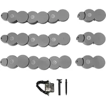Hti-Living Rasenkante Beeteinfassung 950 x 4,5 cm grau