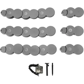 Hti-Living Rasenkante Beeteinfassung 950 x 4,5 cm grau