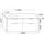 Burgbad Konsolenplatte mit Unterschrank SGUU140 619 x 1400 x 550