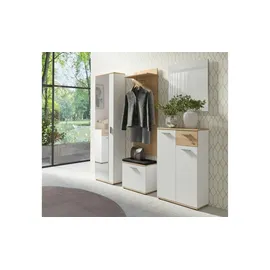 byLIVING JAKOB 60 x 102 x 30 cm weiß / weiß matt