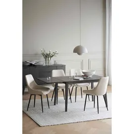 Rowico Stuhl Sierra Stoff Beige 2er Set