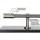 deco-raum Gardinenstange nach Maß 1-Lauf Zylinder Ø 25mm edelstahl-optik 60cm