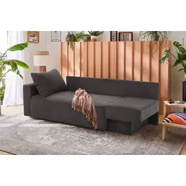 Jockenhöfer GRUPPE »Ron«, Platzsparendes Sofa mit Gästebettfunktion, Federkernpolsterung grau