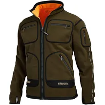 Härkila Wende-Fleecejacke Kamko hunting green/orange blaze XXL