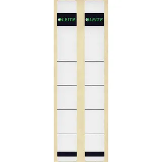 Leitz Ordneretiketten 1646 weiß für 3,5 cm Rückenbreite mit Prämie nach Registrierung