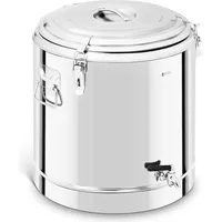 Royal Catering Thermobehälter Edelstahl - 50 L - mit