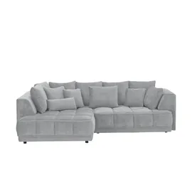Switch Eckcouch Mikrofaser 3-Sitzer Grau