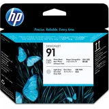 HP 91 schwarz photo + grau hell (C9463A)