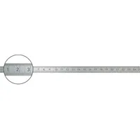 FORMAT Stahlmaßstab 500 x 18 mm rostfrei
