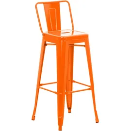 CLP Barhocker Mason 44 x 96 x 43 cm Orange
