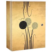 Banjado XXL Medizinschrank Abschliessbar 35x46x15cm Arzneischrank Weiß Aus Metall