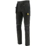 CAT Arbeitshose Bundhose Trade Pockets schwarz robuste Herren Workwear Gr. 32-36