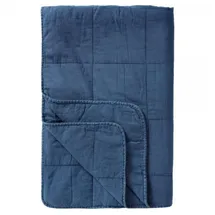 ib laursen Vintage Quilt Bettüberwurf 130 x 180 cm Blau