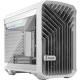 Fractal Design Torrent Nano White Computer Case TG Tempered Glass Clear Tint, Mini